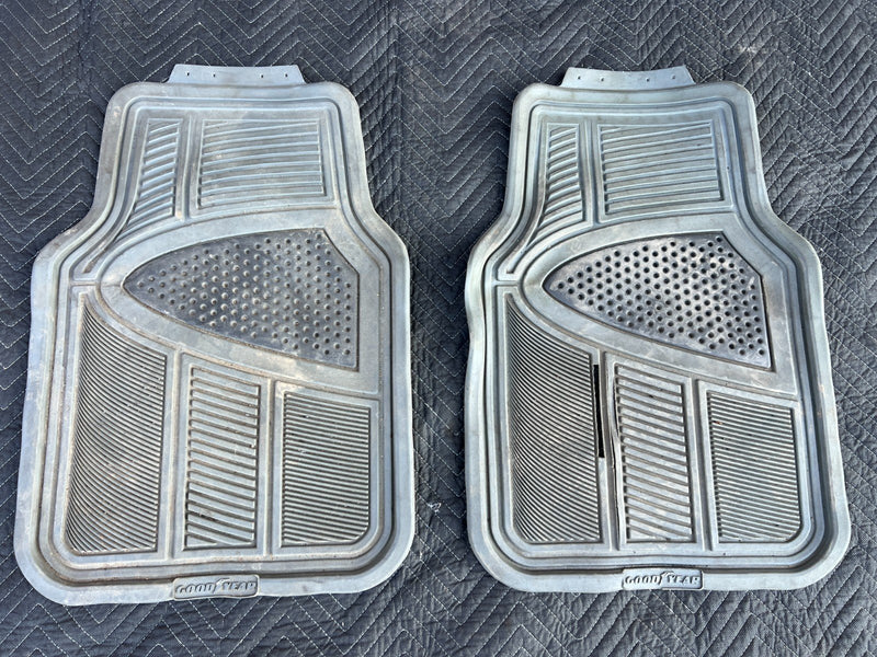 2003-2008 Toyota Corolla Front Rear RH LH Rubber Floor Mat Set OEM #3363EM