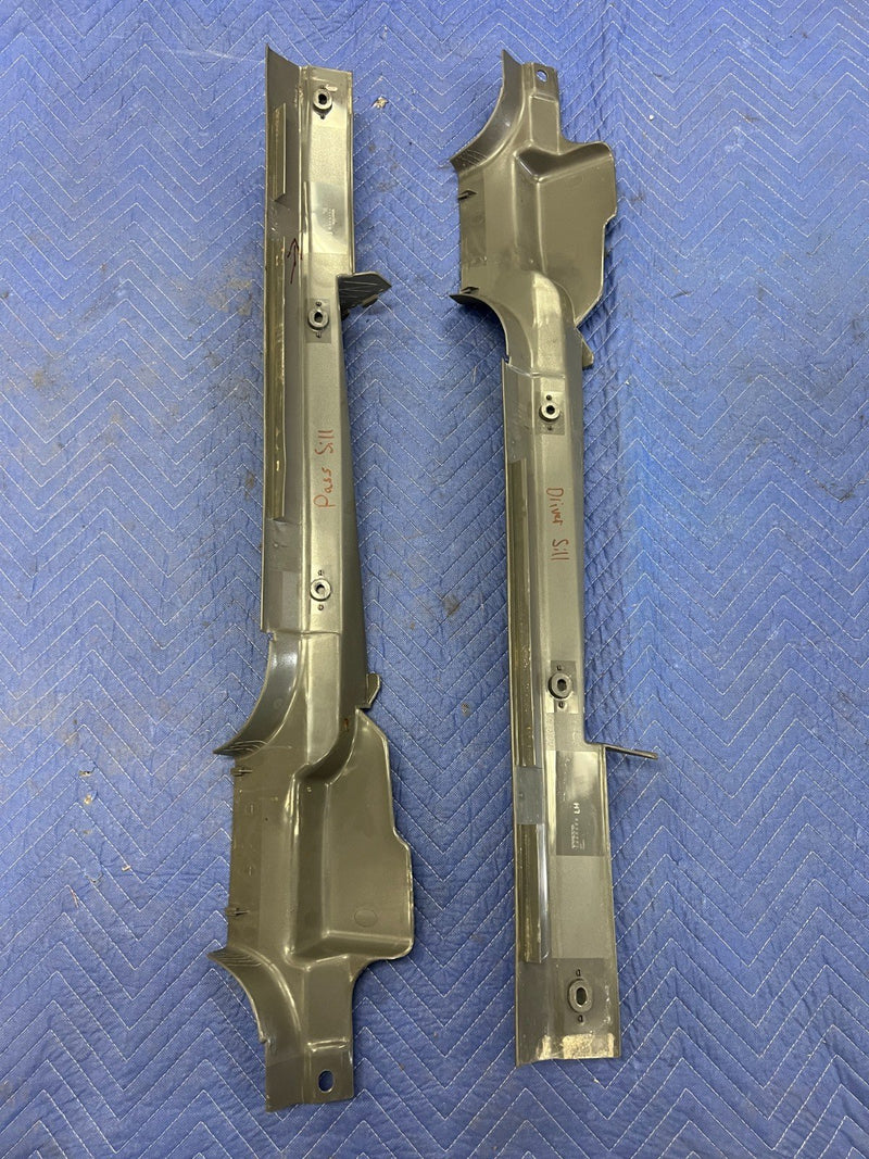 1992-1995 Volvo 940 740 Lower Entry Scuff Panel Trim Set of 4 Gray OEM #3188EM