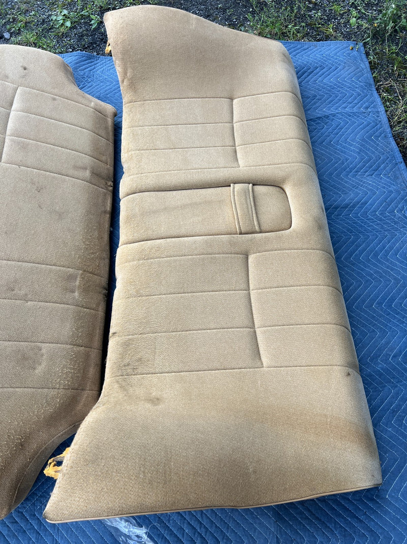 1986-1993 Volvo 240 244 *Sedan Only* Rear Bench Set Tan Cloth OEM #4208EM