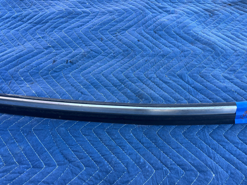 1986-1993 Volvo 240 244 *Sedan Only* Rear Bumper Trim Black & Chrome OEM #4275EM