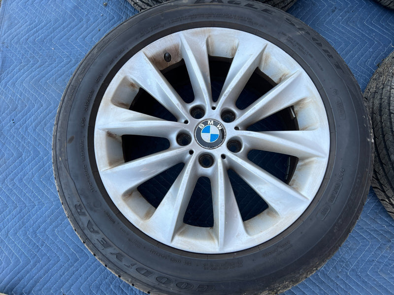 2011-2017 BMW X3 F25 Alloy 18"x8" Wheel Rim 10 Spoke & Tire Set of 4 OEM #2205EM