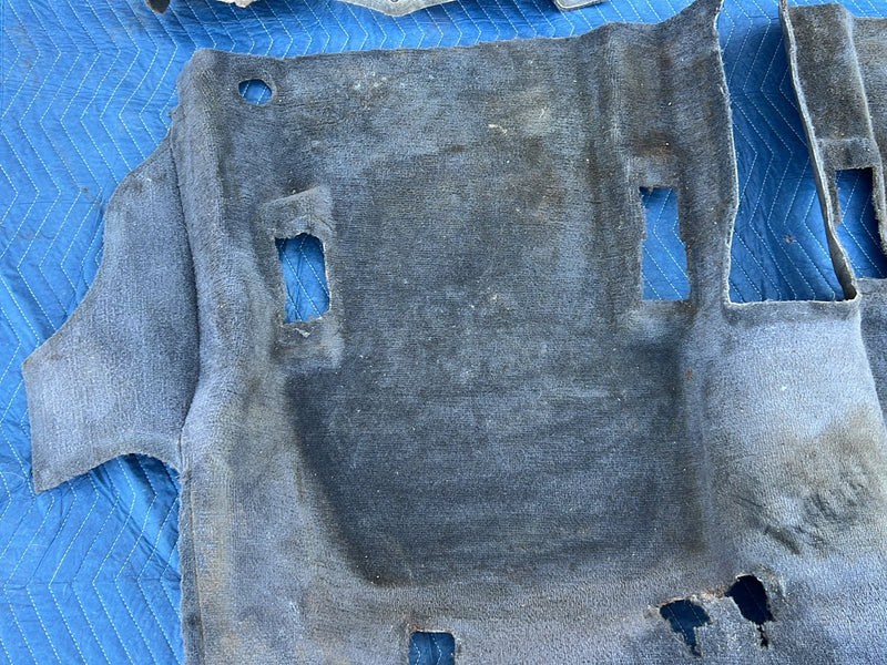 1993-1997 Volvo 850 Wagon Front & Rear Molded Carpet Set Gray OEM
