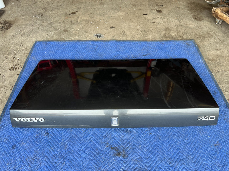 1989-1995 Volvo 740 940 Sedan Rear Deck Trunk Lid Panel Gray OEM #3648EM