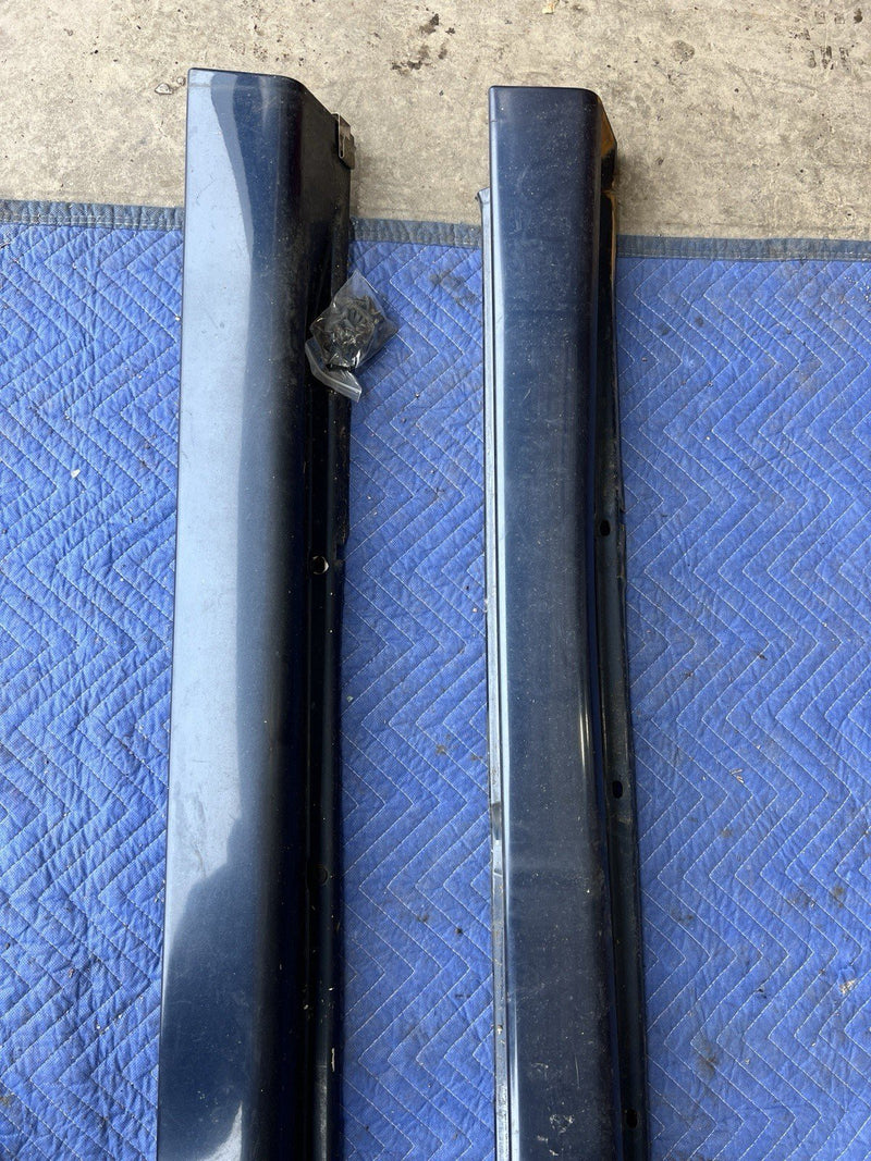 1993-1997 Volvo 850 850R Lower Rocker Panel Trim Pair Blue L & R OEM #4415E