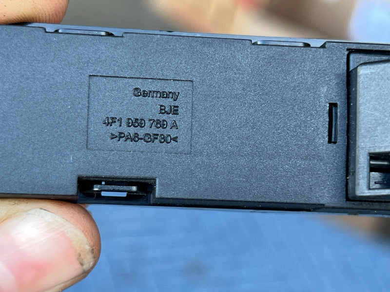 2005-2011 Audi A6 Seat Adjustment Memory Switch Control 4F1 959 769 A OEM #12ZJ