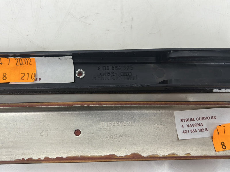1996-2003 Audi S8 D2 A8 Dash Dashboard Wood Grain Trim Bezel Set OEM #6453EM
