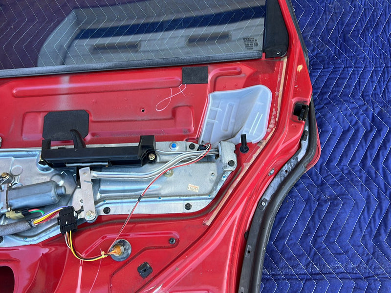 1993-1997 Volvo 850 Rear Passenger Right RH Door Assembly Red OEM