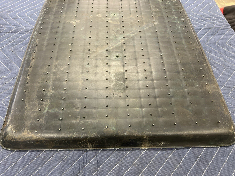 Volvo 240 242 244 245 Left & Right Rear Waffle Floor Mat Pair Black OEM #3911E