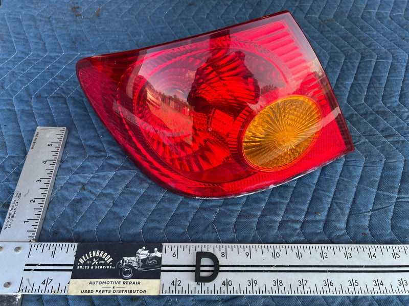 2003-2008 Toyota Corolla Rear Outer Driver Left Tail Light Assembly OEM #3316EM