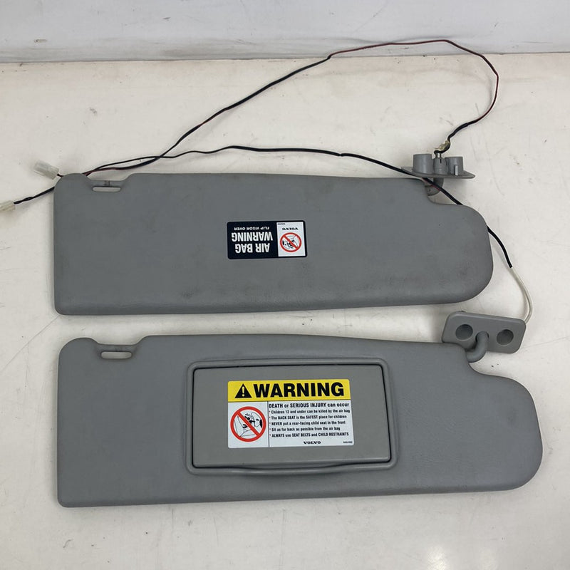 1998-2000 Volvo V70 S70 Left Right Sun Visor Shade Pair OEM #5177M