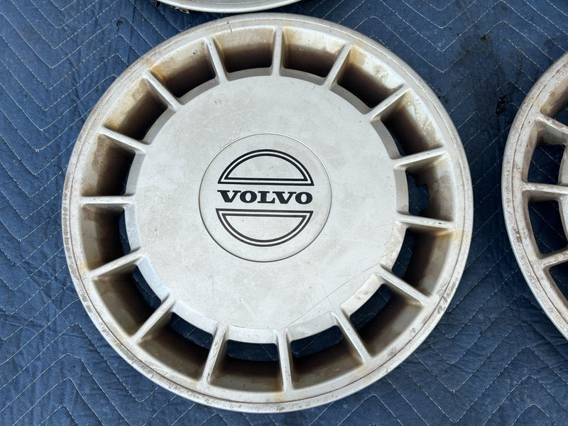 1986-1993 Volvo 240 244 Sedan 14" Hubcap Wheel Cover Set of 6 3540176 OE #4235EM