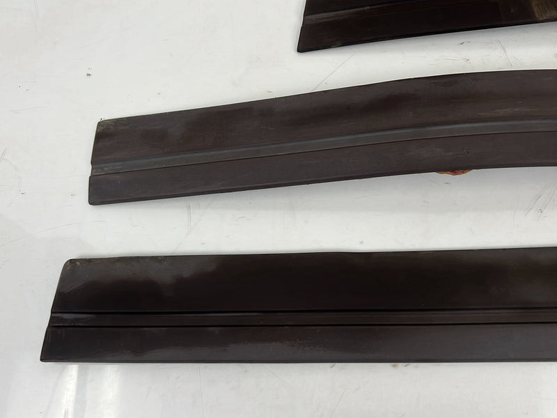 1986-1993 Volvo 240 244 Lower Door Trim Molding Full Set of 4 OEM #5575EM
