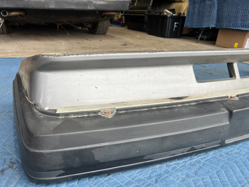 1986-1993 Volvo 240 244 245 Front Bumper Assembly w/ Brace Gray OEM #4461EM