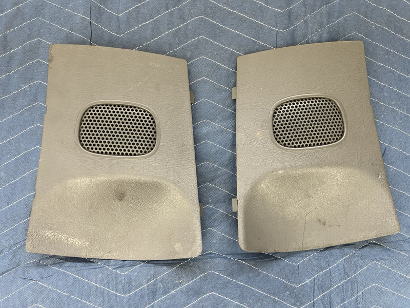 1993-1997 Volvo 850 850R Wagon Only D Pillar Trim Speaker Cover Pair OEM #4546E
