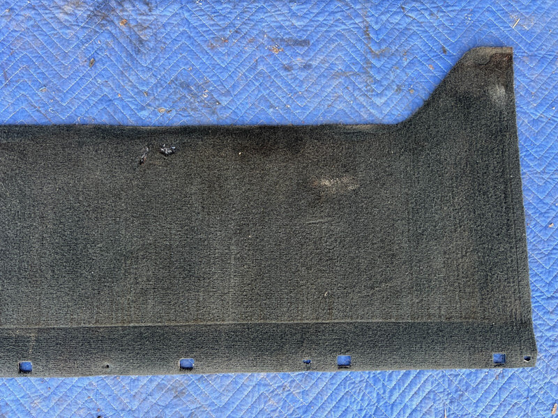 1999-2002 Chevy Silverado GM 1500 2500 Graphite Rear Cab Carpet Panel OE #1857CN