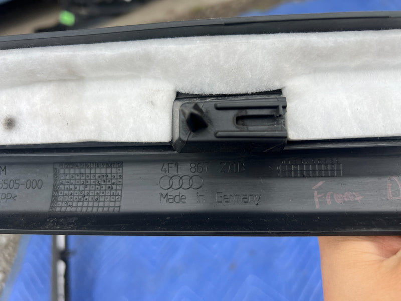 2005-2011 Audi A6 Right & Left Front Door Sill Scuff Plate Cover Trim OE #3416EM
