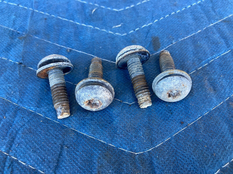 1997-2002 Jeep Wrangler TJ Hood Hinge Bolts Hardware Set OEM #3247M