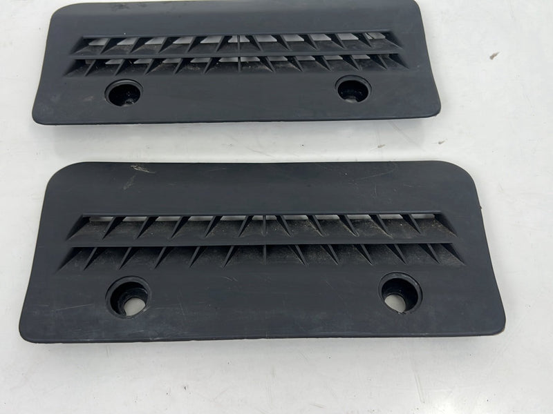 2001-2003 Audi S8 D2 A8 Front Footwell Floor Cabin Air Vent Cover Black Pair OEM #6103EM