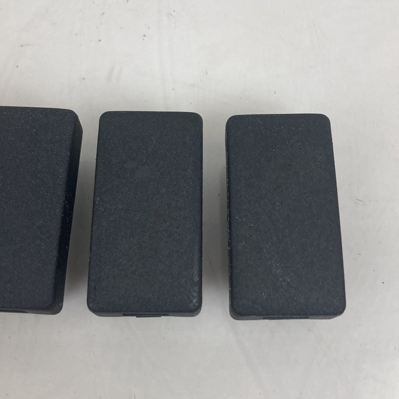 1998-2000 Volvo V70 Switch Blank Set of 4 Black 9128211 OEM #5162M