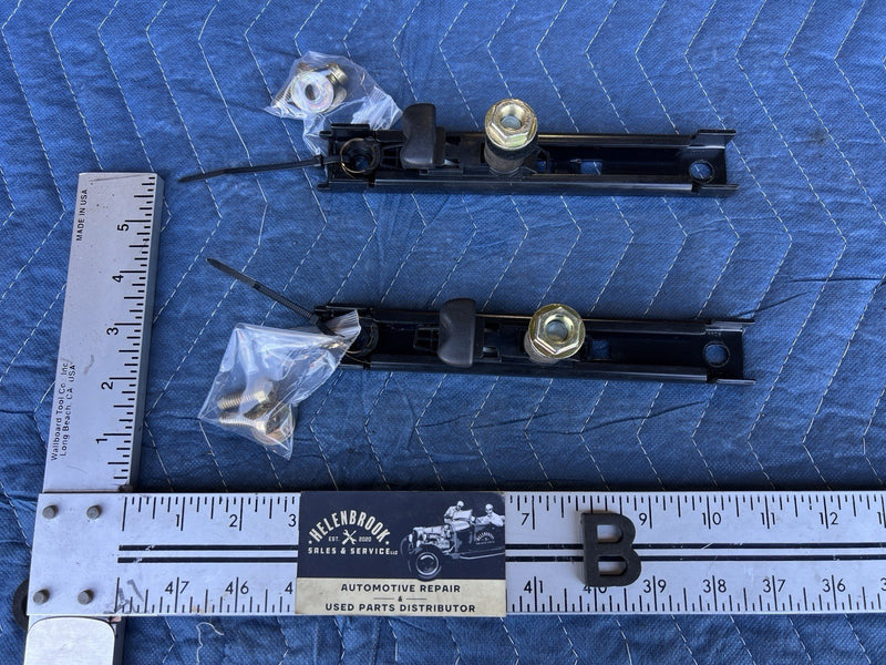 1998-2003 Jaguar XJR XJ8 Left & Right Seat Belt Adjuster Pair B Pillar OE #4625E