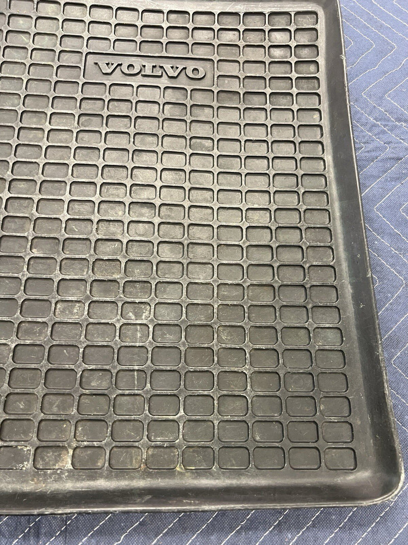 Volvo 240 242 244 245 Left & Right Rear Waffle Floor Mat Pair Black OEM #3911E