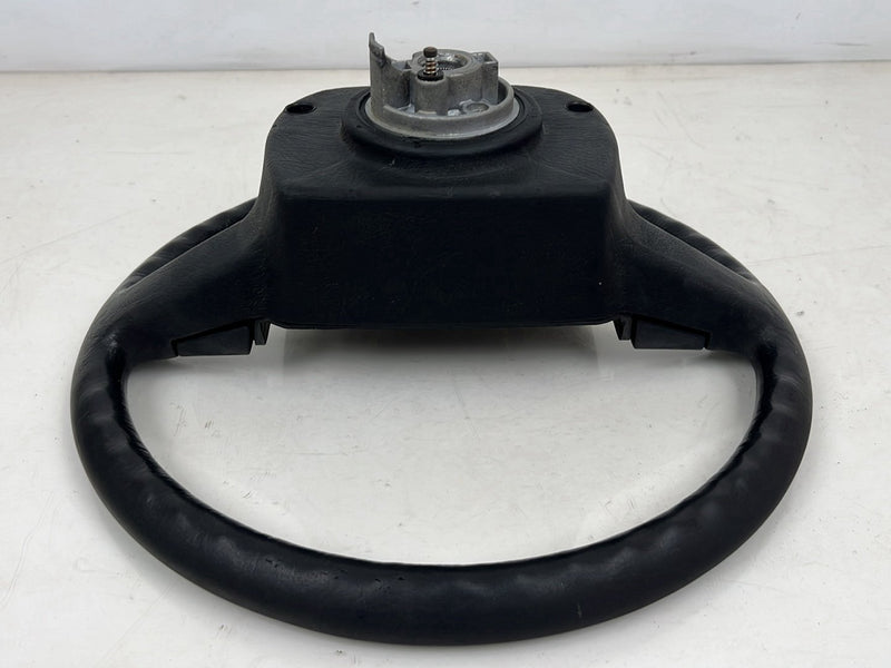 1990-1992 Volvo 740 745 940 Black Leather Steering Wheel 3530081 OEM #5901EM