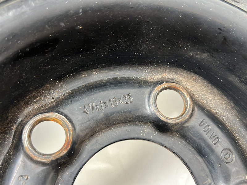 1990-1992 Volvo 740 745 940 Emergency Spare Tire Donut 4.5Jx15x25 OEM #5884EM