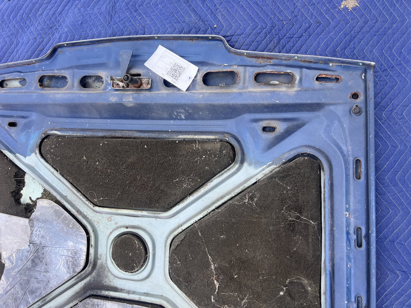 1975-1980 Volvo 244 Front Hood Panel Engine Bonnet Blue OEM #5435EM