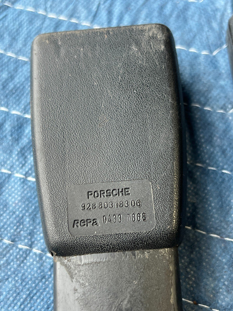1983-1985 Porsche 944 Front Right & Left Seat Belt Receiver Buckle OEM #2527EM