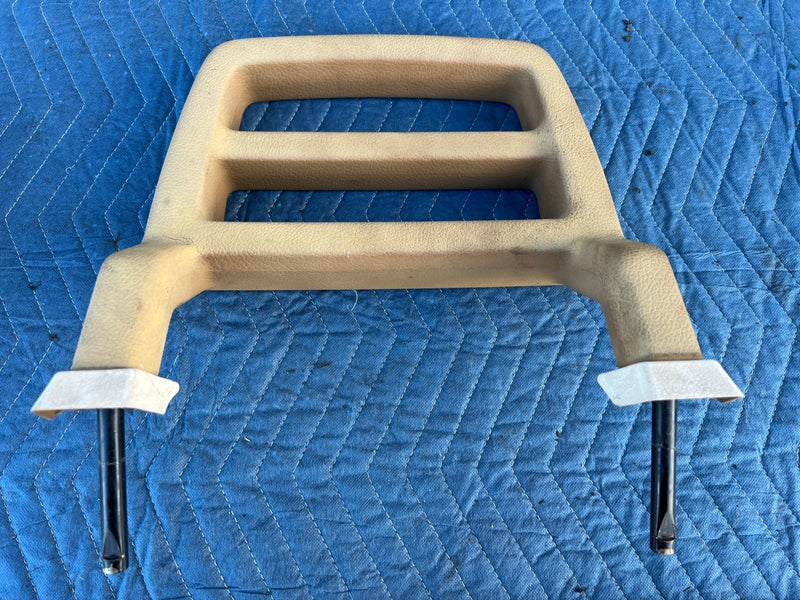 1986-1993 Volvo 240 244 Sedan Rear Right & Left Headrest Pair Tan OEM #4243EM