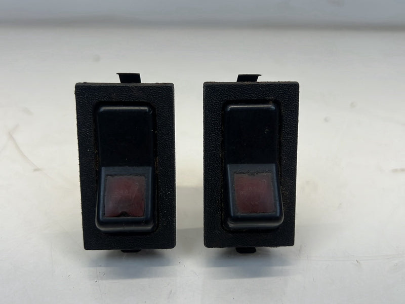 Volvo 240 Dash Heated Seat Switch Pair 1258502 OEM #5305EM