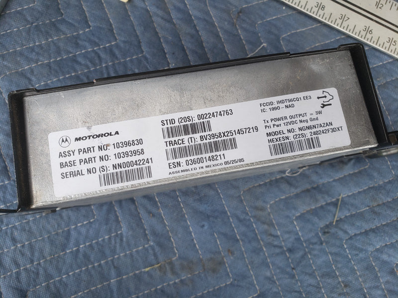 2000-2005 Chevy Impala OnStar Communication Control Module 10396830 OEM #1925CN