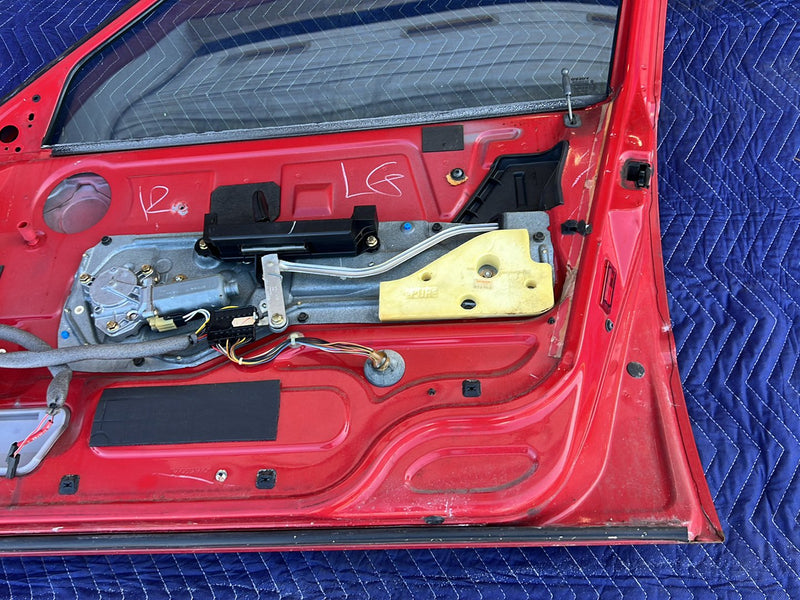 1993-1997 Volvo 850 Front Passenger Right RH Door Assembly Red OEM