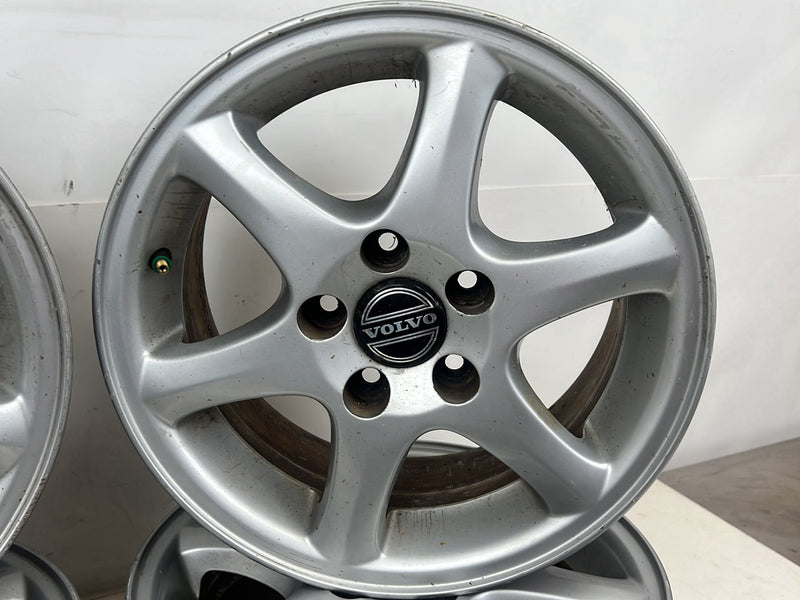 1998-2000 Volvo V70 S70 6 Spoke 15" Alloy Wheel Rim Set of 4 9173713 OEM