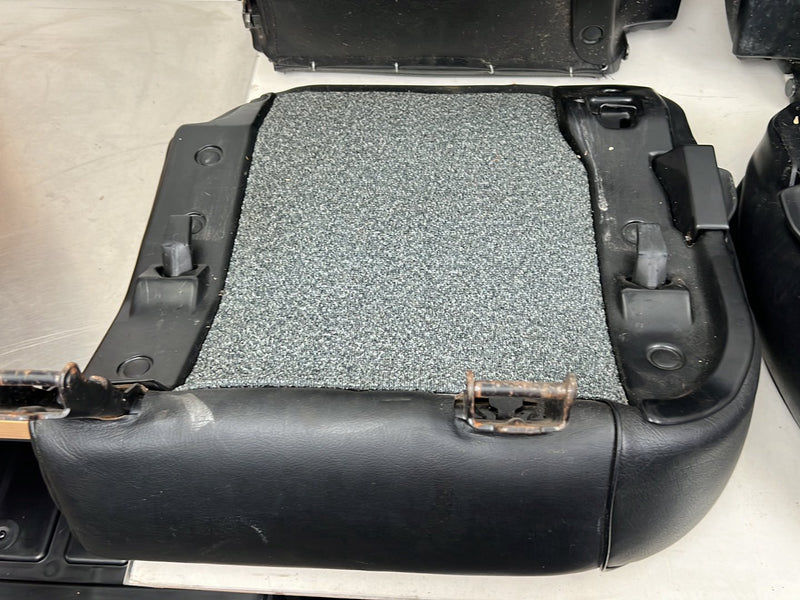 1990-1992 Volvo 740 745 940 Wagon Black Leather Rear Seat Assembly OEM #5985EM