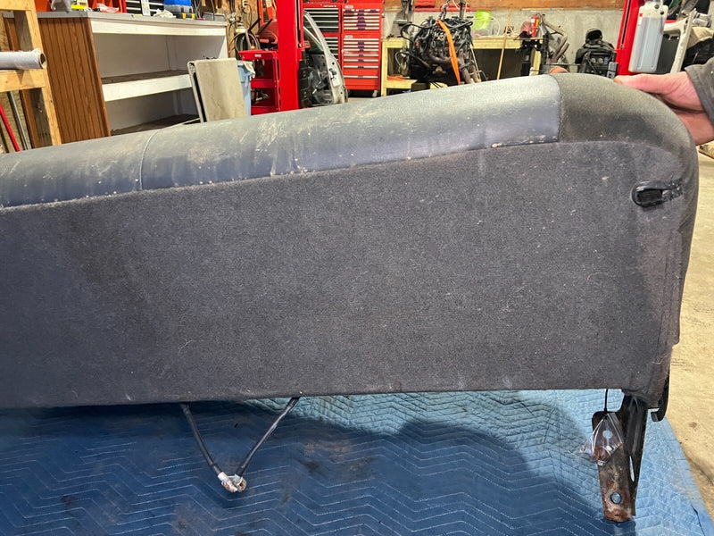 1999-2007 Chevy Silverado Rear Extended Cab Bench Seat Gray Cloth OEM #1610CN