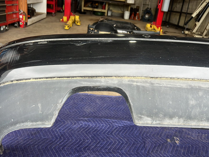 1996-2003 Audi S8 D2 A8 Rear Bumper Cover Panel Assembly Black OEM #6532EM