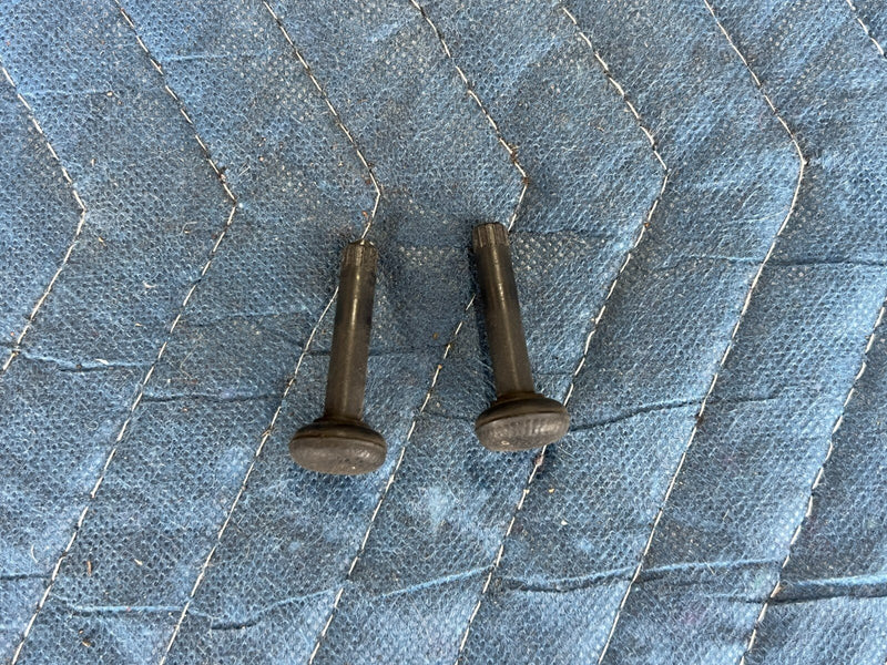 1983-1985 Porsche 944 Left & Right Door Lock Thumb Stud Screw Pair OEM #2433EM