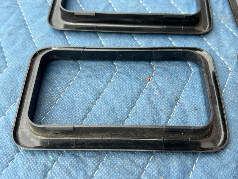 1986-1993 Volvo 240 244 245 Interior Door Handle Trim Surround Black OEM #4060EM