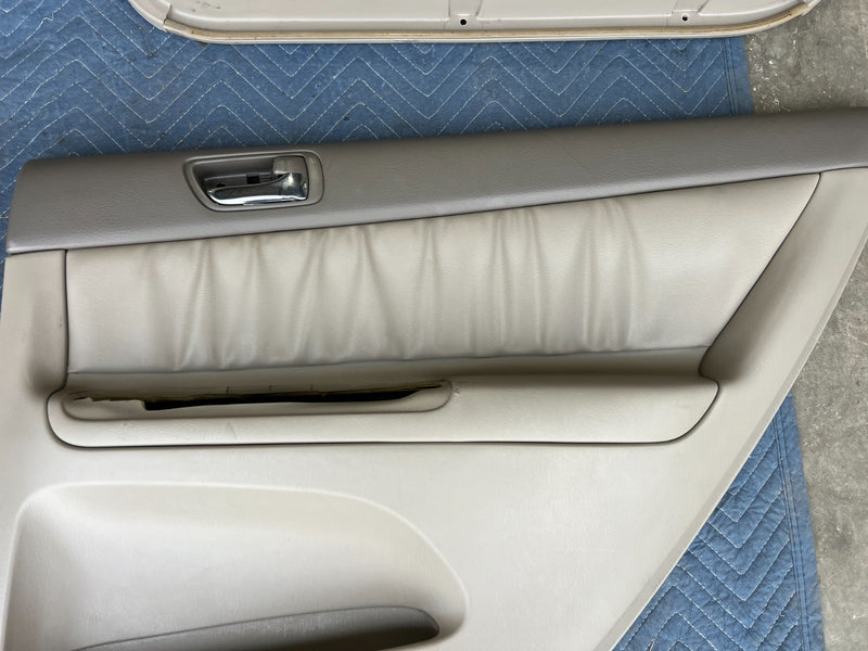 2002-2006 Toyota Camry Interior Door Card Trim Panel Set of 4 Beige OEM #5016EM