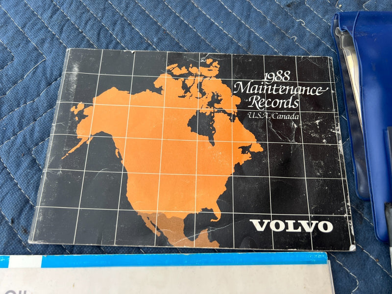 1988  Volvo 240 244 245 Owner's User Manual Pamphlet Booklet OEM #4039EM