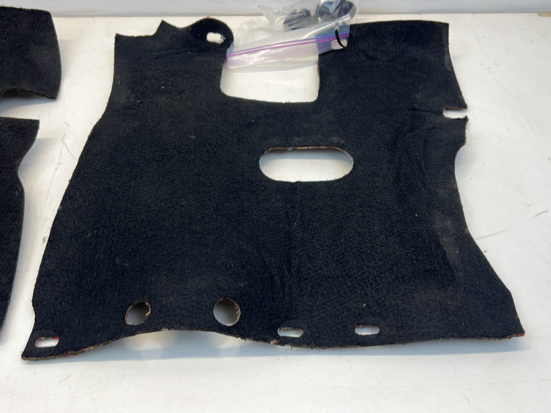 1975-1980 Volvo 244 240 Lower Dash Footwell Insulator Trim Pad Pair OEM #5301EM