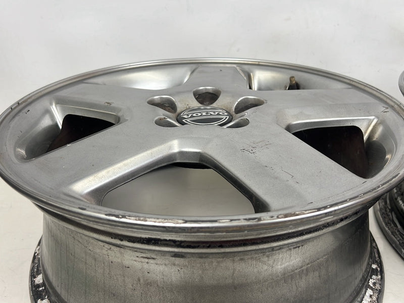 1998-2000 Volvo V70 5 Spoke 6.5Jx16 16" Wheel Set Smoked Hyper 5x108 OEM #6351EM