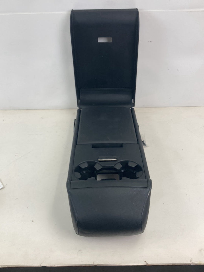 2003-2007 BMW 545i E60 Rear Seat Armrest Black Leather 7068797 OEM #4961M