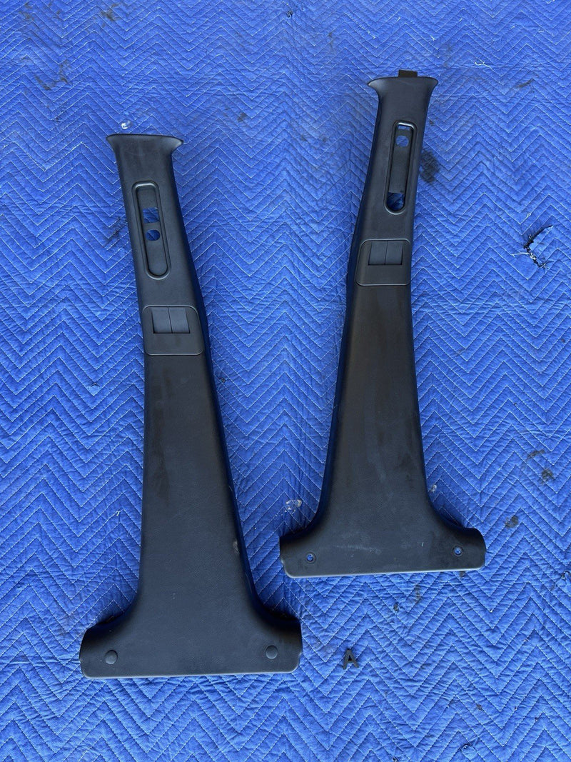 1998-2003 Jaguar XJR XJ8 X308 Left & Right Black B Pillar Trim Pair OEM #4630E