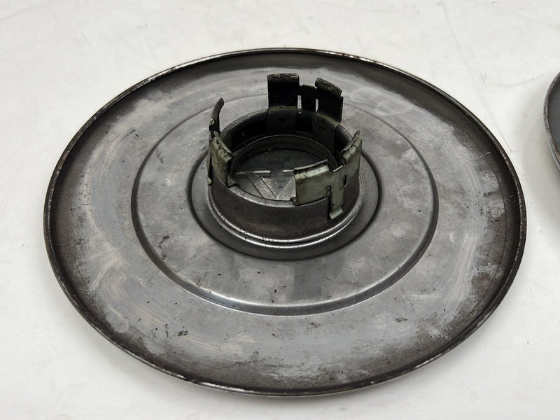 1975-1980 Volvo 244 240 Chrome Hub Cap Wheel Cover Pair OEM #5399EM