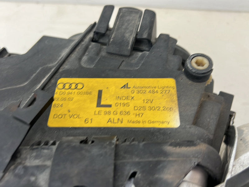 1996-2003 Audi S8 D2 A8 Front Right & Left Headlight Lamp Pair OEM #6514EM