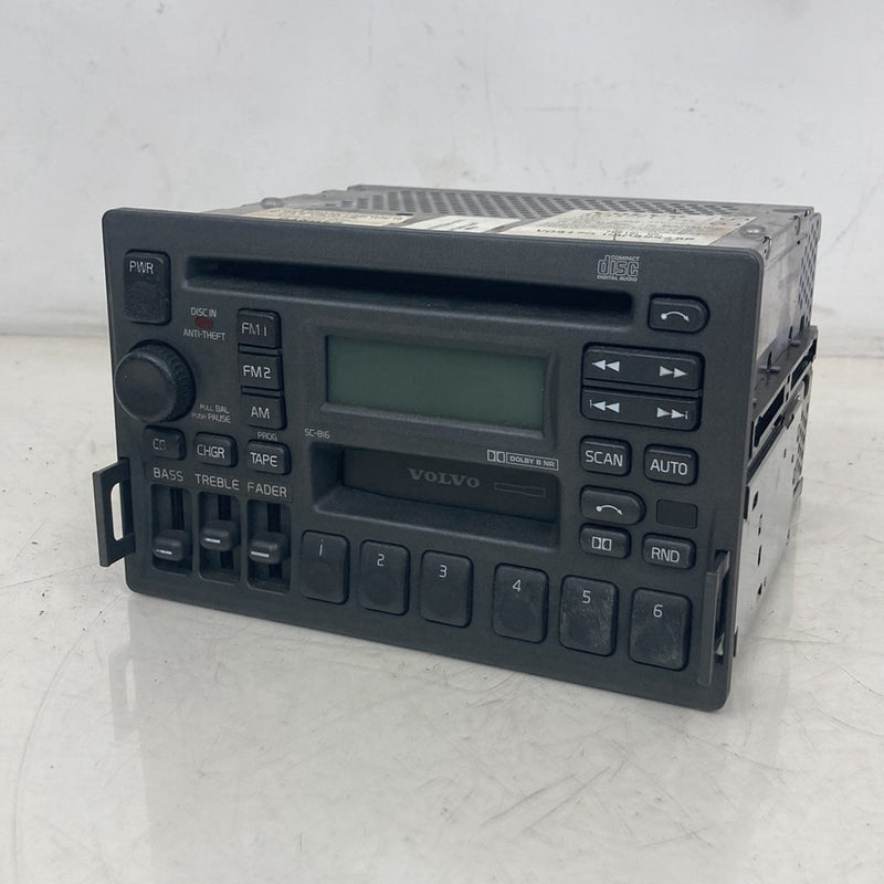 1998-2000 Volvo V70 S70 AM FM Stereo Radio CD Tape Player Head Unit OEM #5197M