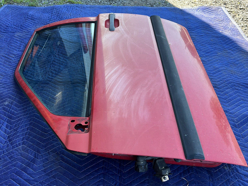 1993-1997 Volvo 850 Front Driver Left LH Door Assembly Red OEM