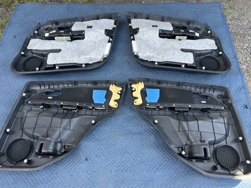 2010-2013 Suzuki SX4 Hatchback Door Card Panel Set of 4 Black Trim OEM #1255CN